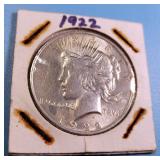 1922 Silver Peace Dollar