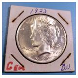 1923 Silver Peace Dollar
