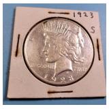 1923-S Silver Peace Dollar