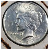 1924 Silver Peace Dollar