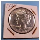 1924 Silver Peace Dollar
