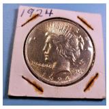 1924 Silver Peace Dollar