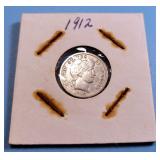 1912 Barber Dime