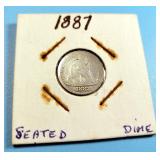 1887 Liberty Seated Dime