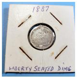 1887 Liberty Seated Dime