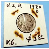 1920-D Buffalo Nickel