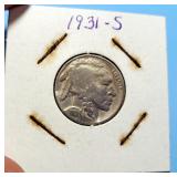 1931-S Buffalo Nickel