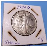 1942-S Walking Liberty Half Dollar