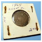 1865 2 Cent Piece