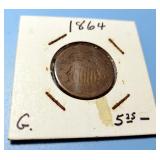 1864 2 Cent Piece
