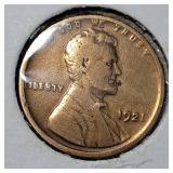 1921 Lincoln Wheat Cent