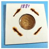 1881 Indian Head Cent