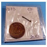 1873 Indian Head Cent