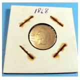1868 Indian Head Cent