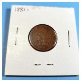 1881 Indian Head Cent