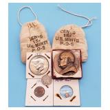 Mixed Lot - Mini Cent $0.15 P-D-S Cents Ike $1 193