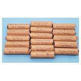 (16) Rolls Buffalo Nickels Assorted Dates Unsearch