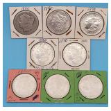 1890 Morgan Silver Dollars (8)