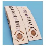 1889 - 1909 Indian Head Cents (34)