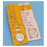 (26) Kennedy Half Dollars 1964 - 1964D