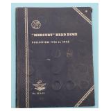 Whitman Mercury Head Dime 1916-45 Folder No. 9014: