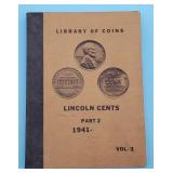 Lincoln Cents Album Part 2 1941- Vol. 3