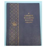 Whitman Album Liberty Walking Halves 1941-47 No. 9