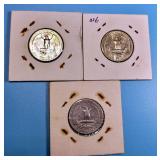 1940 Silver Quarters (3)