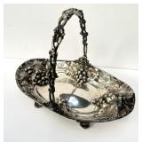Fine Antique Silverplate Brideï¿½s Basket