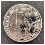 2015 Great Britain 1 oz Silver Britannia BU