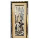 Ant. Chinese Watercolor Landscape Ptg