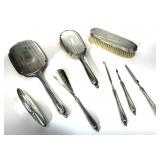 Vintage 8 pc. Sterling Vanity Set by Whiting