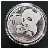 2019 China 30 gram Silver Panda BU (In Capsule)