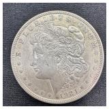 1921 Morgan Silver Dollar