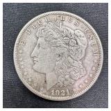 1921 Morgan Silver Dollar