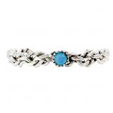 Navajo Turquoise Braided Baby Bracelet