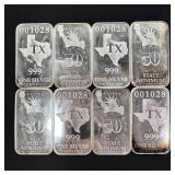 4 oz Lot of Silver Bullion Bars