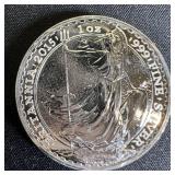 2015- GB 1 oz Fine Silver Britannia