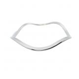 High Polish Wave Bangle
