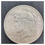 1922 Silver Peace Dollar