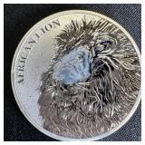 2018 Chad 5000 France 1-oz Silver African Lion