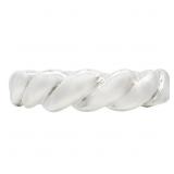 High Polish Braided Bangle Bracelet