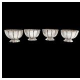(4) Pc Sterling Silver Egg Cup Set