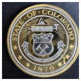 1.5 oz Silver Territory of Colorado Round