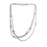 JUDITH RIPKA Diamonique Sterling Silver Necklace