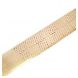 WIDE Herringbone Link Chain Necklace 18'