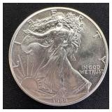 1989 - 1 oz American Silver Eagle BU