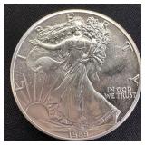 1989 - 1 oz American Silver Eagle BU