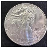 1986 - 1 oz American Silver Eagle BU