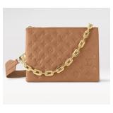 Louis Vuitton Coussin PM Camel Gold Chain- NWT